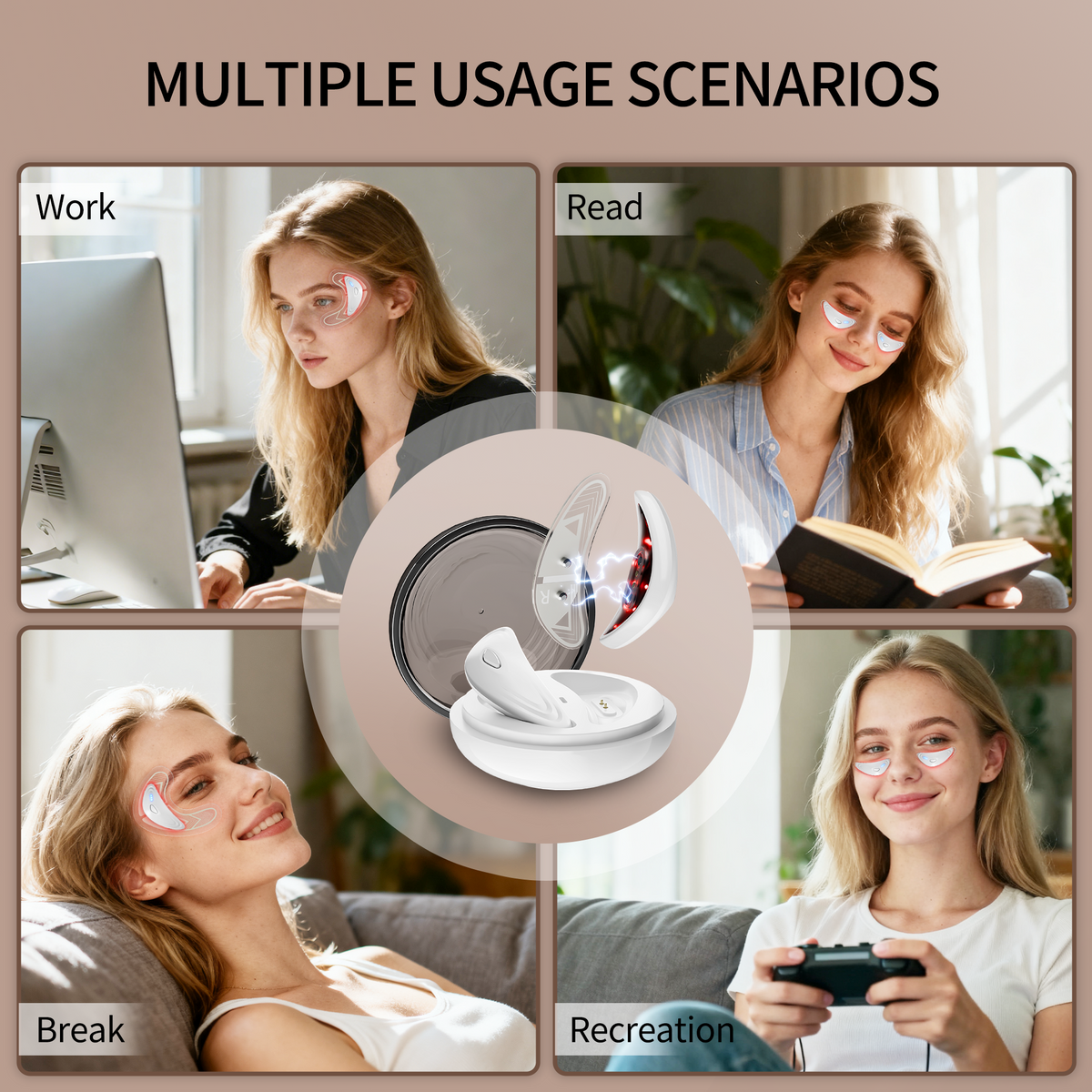 EyeViva PulseGlow Eye Massager